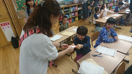 5日・授業参観でバスケットボール！